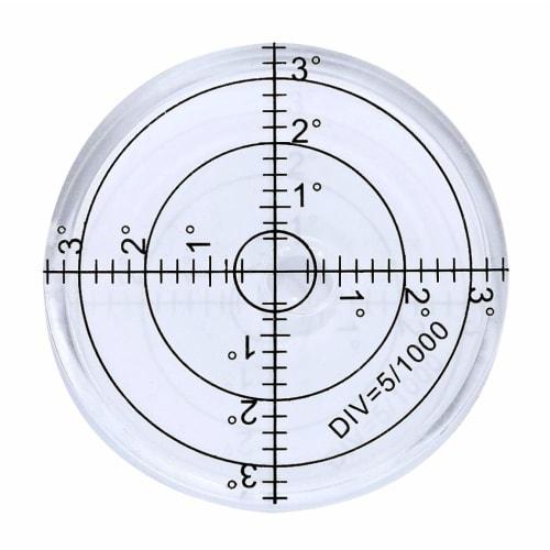 r_planning Analog Level, Inclination Measurement, Round, White