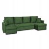 Bella BIG Corner Sofa Bed with Sleeping Function Family Meble Green