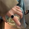 Модное геометрическое овальное кольцо для женщин - Корейский и японский ретро открытый дизайн