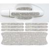 10PCS Car Door Handle Bling Rhinestones Stickers Universal Auto Door Handle Scratch Cover Guard Protective Film Pad With Safety Reflective Strips