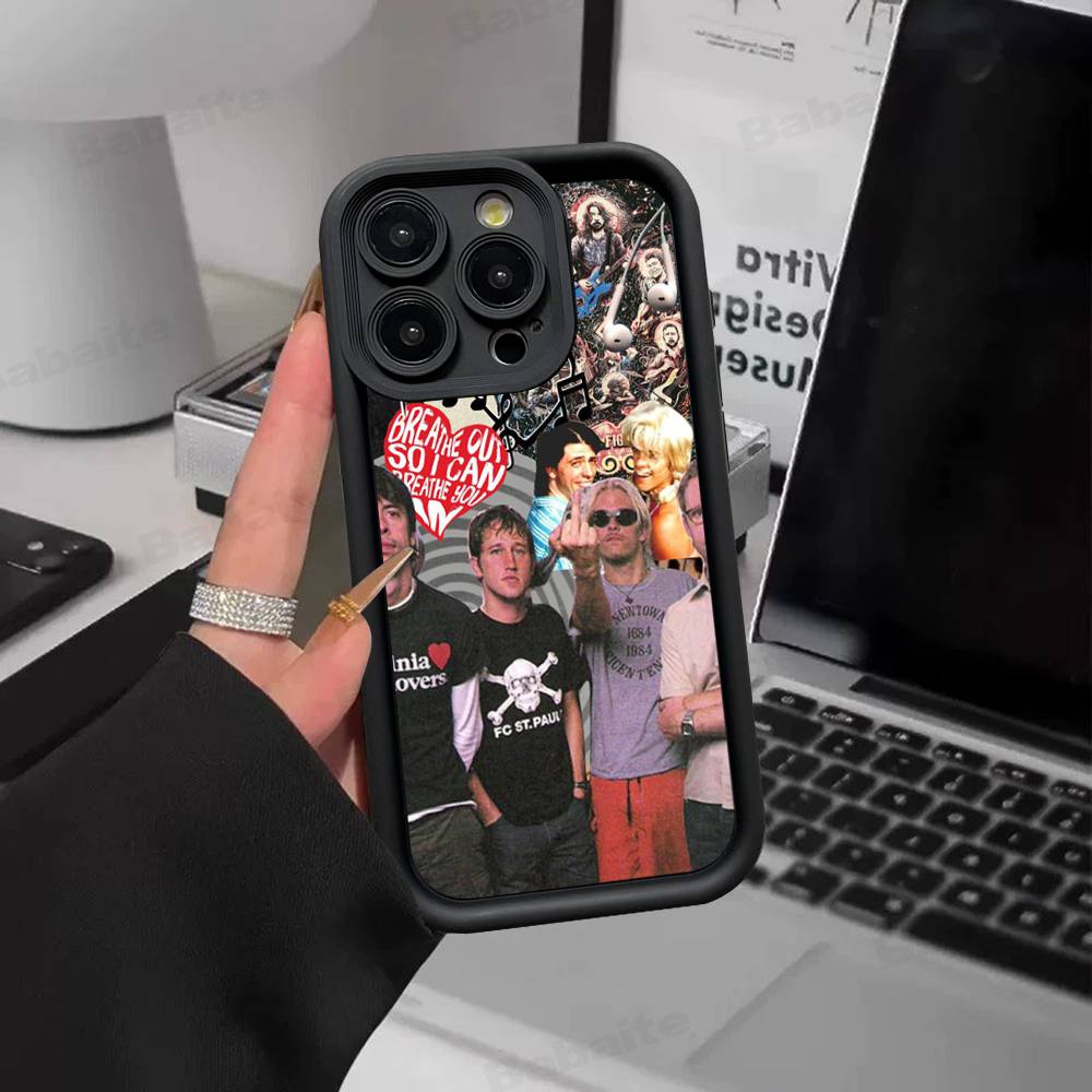 Чехол для телефона F-Foo F-Fighters Classic Rock для IPhone 17 16 15 14 13 12 11 Pro Max Plus Силиконовый противоударный чехол