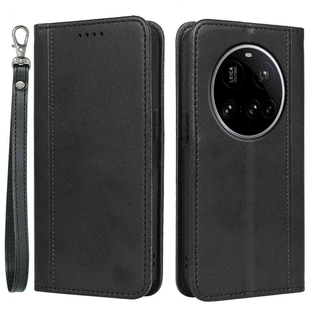 HX01 For Xiaomi 15 Ultra Wallet Case Magnetic Closing PU Leather Phone Cover
