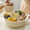 7-Compartment Rotating Divided Serving Tray, Wear-Resistant, for Chinese Fondue, Food Storage