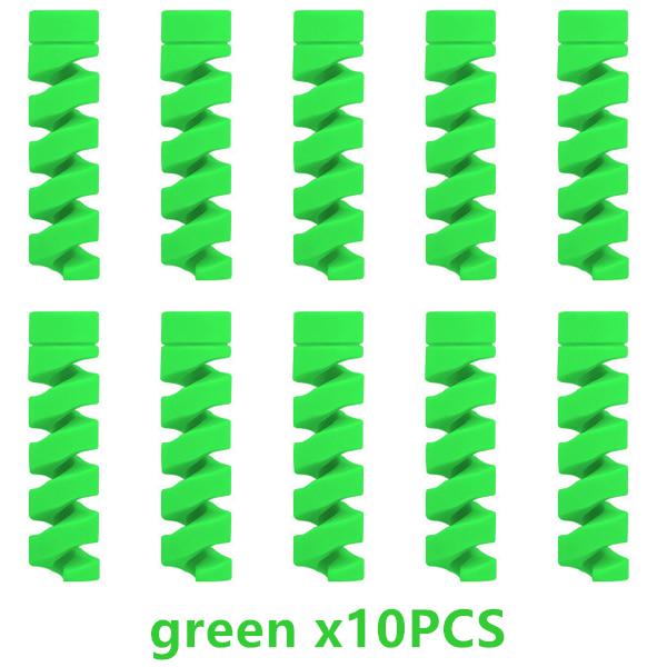 10 шт. спиральный защитный чехол для зарядного кабеля для чехла для кабеля телефона