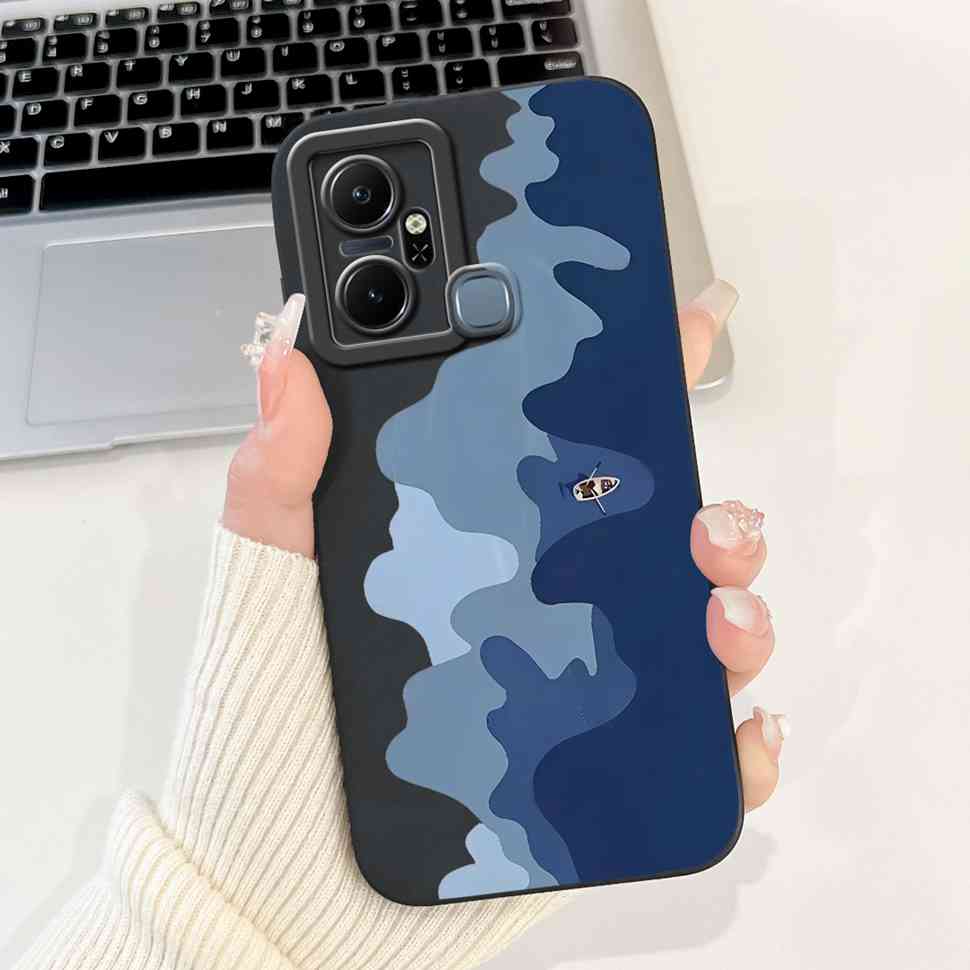Чехол для Infinix Smart 6 Plus X6823C Роскошный Цветочный Модный Мягкий Силиконовый Чехол Для Телефона Infinix Smart 6Plus X6823 6.6"