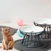 Nordic Cat Feeder Drinker For Dog Cat Puppy Kitten Elevated Cat Food Bowl Water Feeder Container Pet Feeder Bowl Pet Supplies