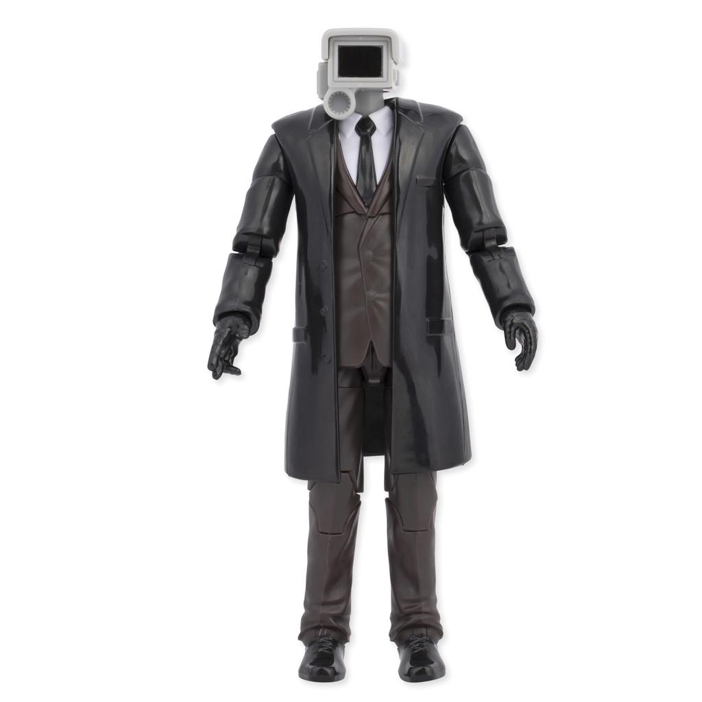 Skibidi Toilet Deluxe Figure Фотографическая коллекционная фигурка Официально лицензированные туалетные принадлежности Черный