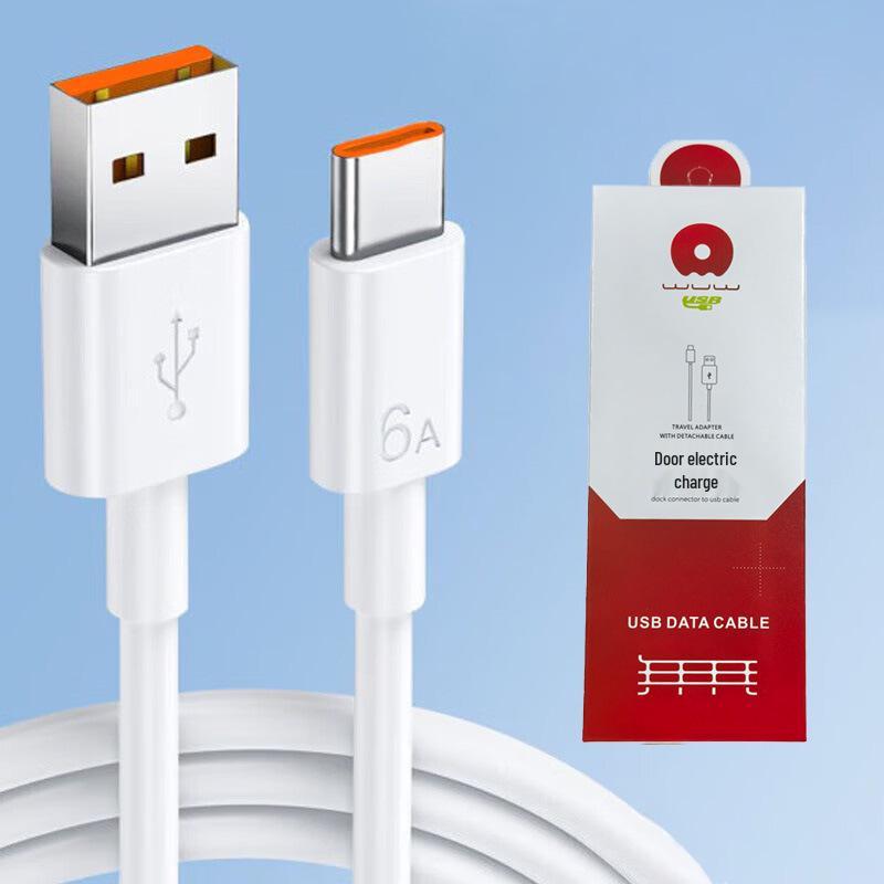 6A Fast Charging USB To Type-C Cable for Huawei P80/P30, Mate60, Honor 90