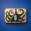 Винтажный ром Kraken 3D Металлическое настенное искусство Готический Осьминог Декор для бара Мужская берлога Вывеска