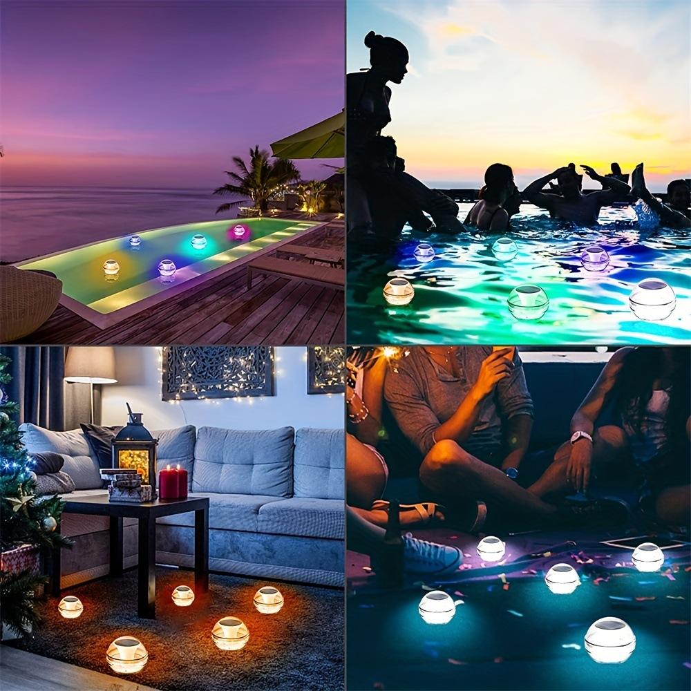Solar Water Floating Light Outdoor Garden Pond Night Light Decorative Landscape Light LED Charging Light Waterproof Light
