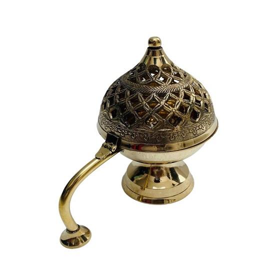 Винтажная лампа Лобан, латунный Лобан для очищения дома, духовная горелка для храма, Аханд Дия для дома, духовная курильница, держатель Лобана