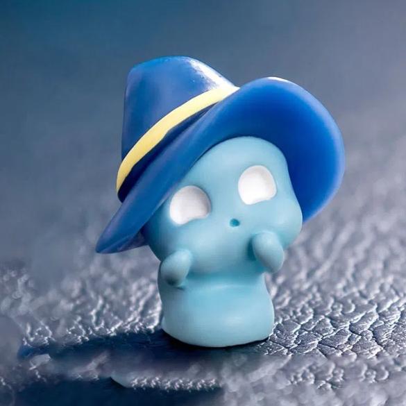 Witch Hat Mini Pumpkin Elf Resin Doll Candy Decorate Hallowmas Doll House Accessories Sitting Props Halloween Elf Miniatures