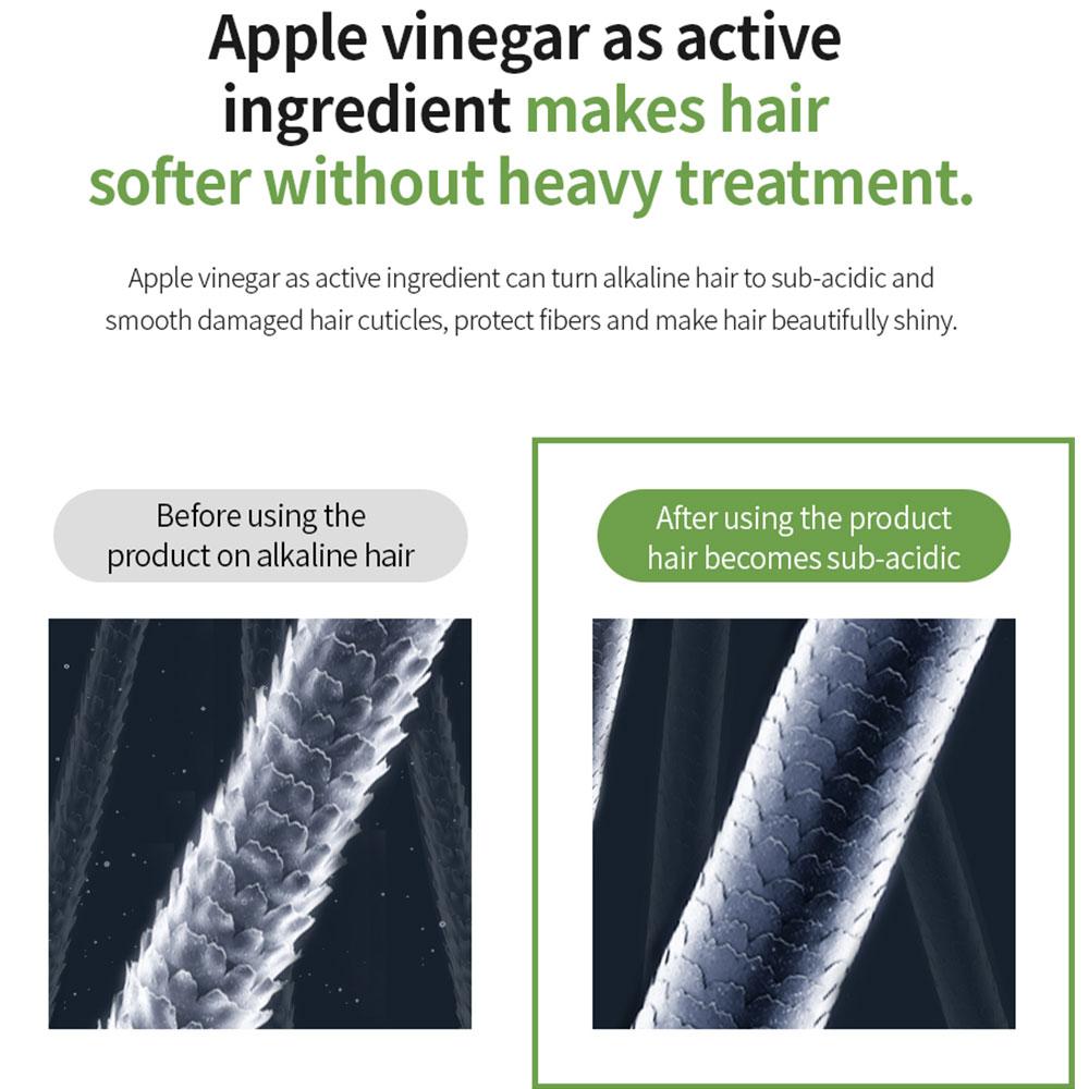 Masil 5 Probiotics Apple Cider Vinegar Shampoo 1Pack(0.3floz X 20ea) Travel Portable Reduces Itchy Scalp Dandruff Frizz Restores