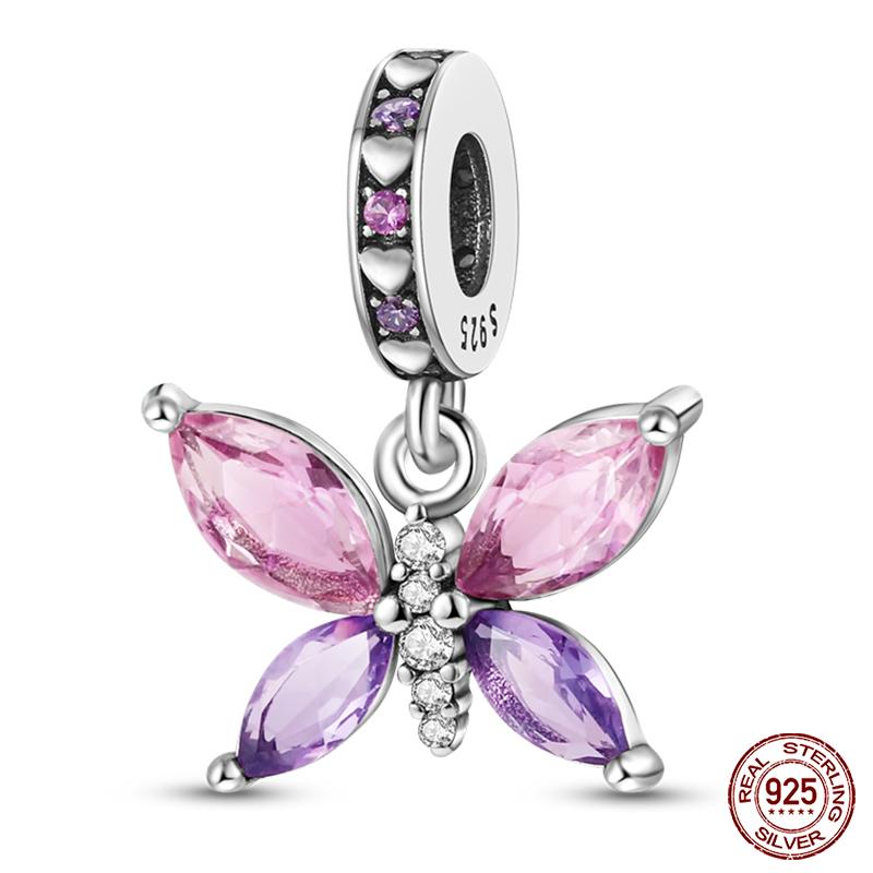 Fit Qikaola Original Bracelet Copper Flower Bird Series Charms Beads For Women Fashion Diy Jewelry Gifts Making