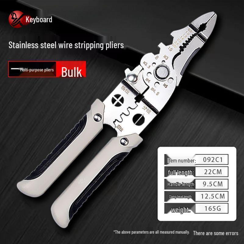 Универсальный 2025 Многофункциональный Электрик Инструмент для Зачистки и Обжима Проводов с Функциями Сгибания в Петлю и Резки Проводов