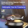Rotating Solar Car Air Freshener Perfume Helicopter Design Interior Decor Aromatherapy Fragrance For Vehicle Interior