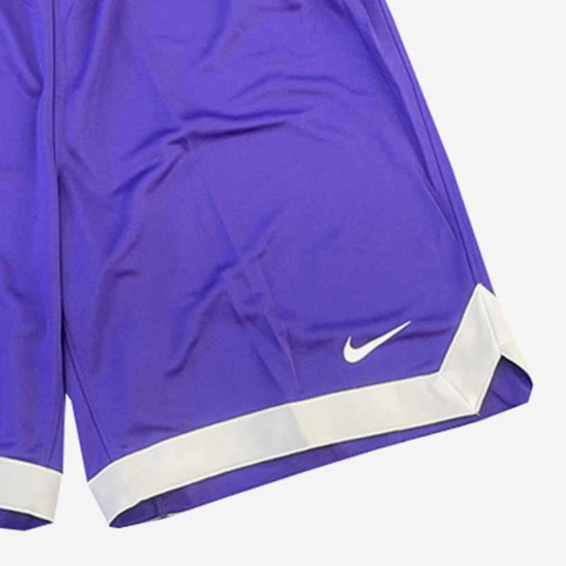 Nike Дышащие шорты прямого кроя с принтом логотипа, мужские брюки, фиолетовые CQ4365-546