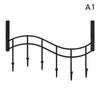 Door Behind Hook Storage Wall Hanging Clothes Hanger Hook Punch-Free Hanger Bedroom Organizer Storage Accessories