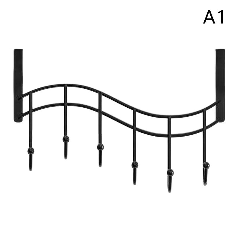 Door Behind Hook Storage Wall Hanging Clothes Hanger Hook Punch-Free Hanger Bedroom Organizer Storage Accessories