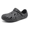 Non-slip Men's Hole Shoes Outdoor Couple Large Size Beach Sandals Outdoor Thick-soled Summer Stepping On Shit Breathable Cool Slippers