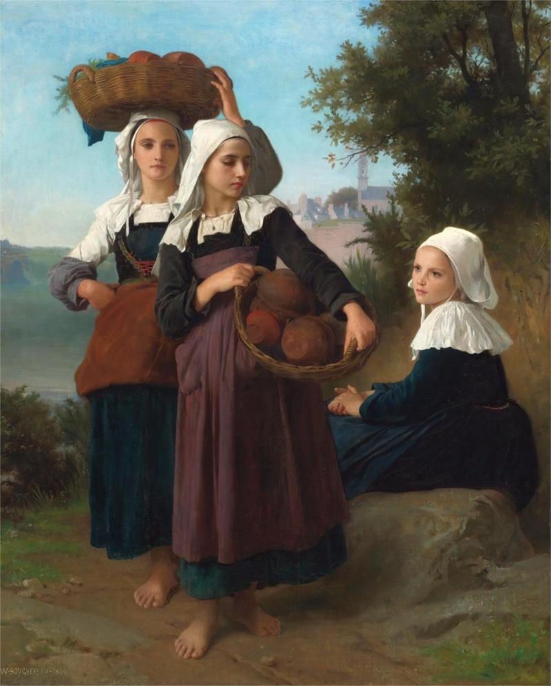 Художник Уильям Бугро Знаменитые Классические Портреты Винтажное Произведение Искусства Постер Холст Картины Настенное Искусство Картинки Домашний Декор