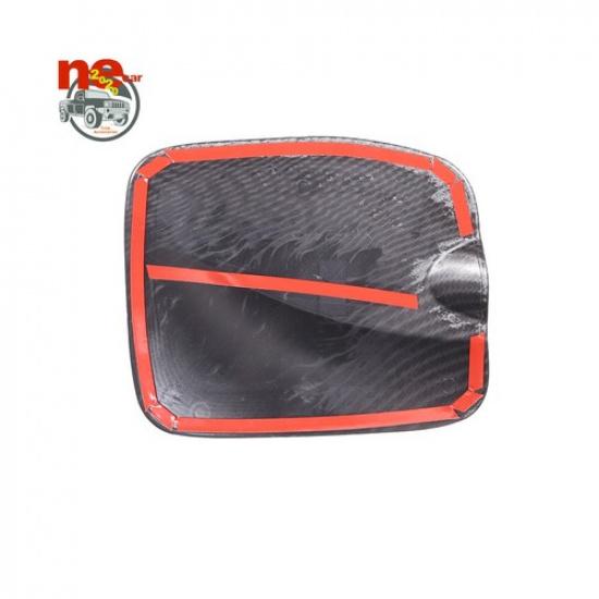 ABS Carbon Car Fuel Tank Door Cover Accessories Trim For Toyota Tacoma 2016-