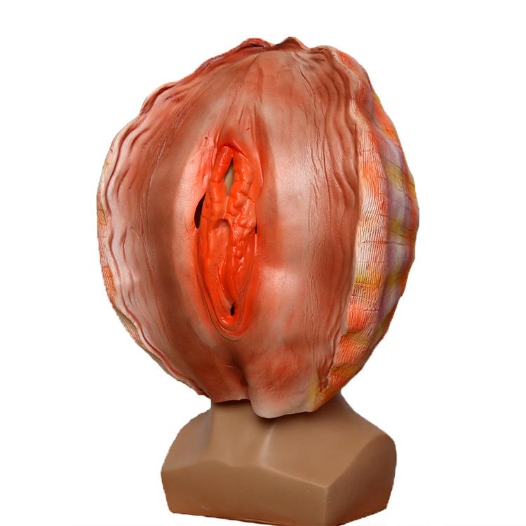Prank Seashell Latex Mask