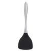 Силиконовая лопатка с антипригарным покрытием и ручкой из нержавеющей стали Кухонные принадлежности Кухонная утварь