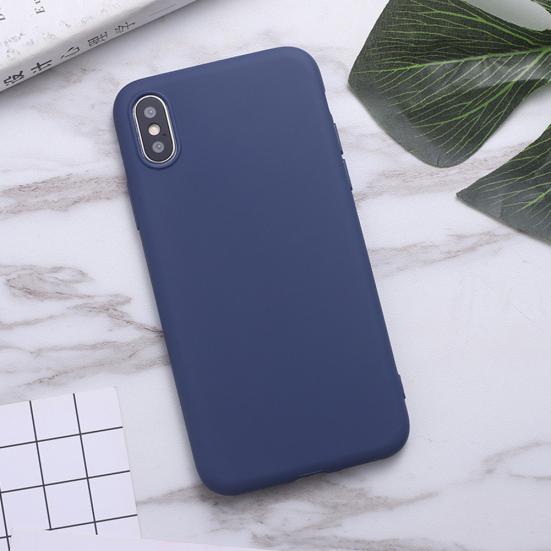 Однотонный силиконовый чехол-протектор для чехла телефона iPhone XS Max/XS/X/7/8/7P/8P