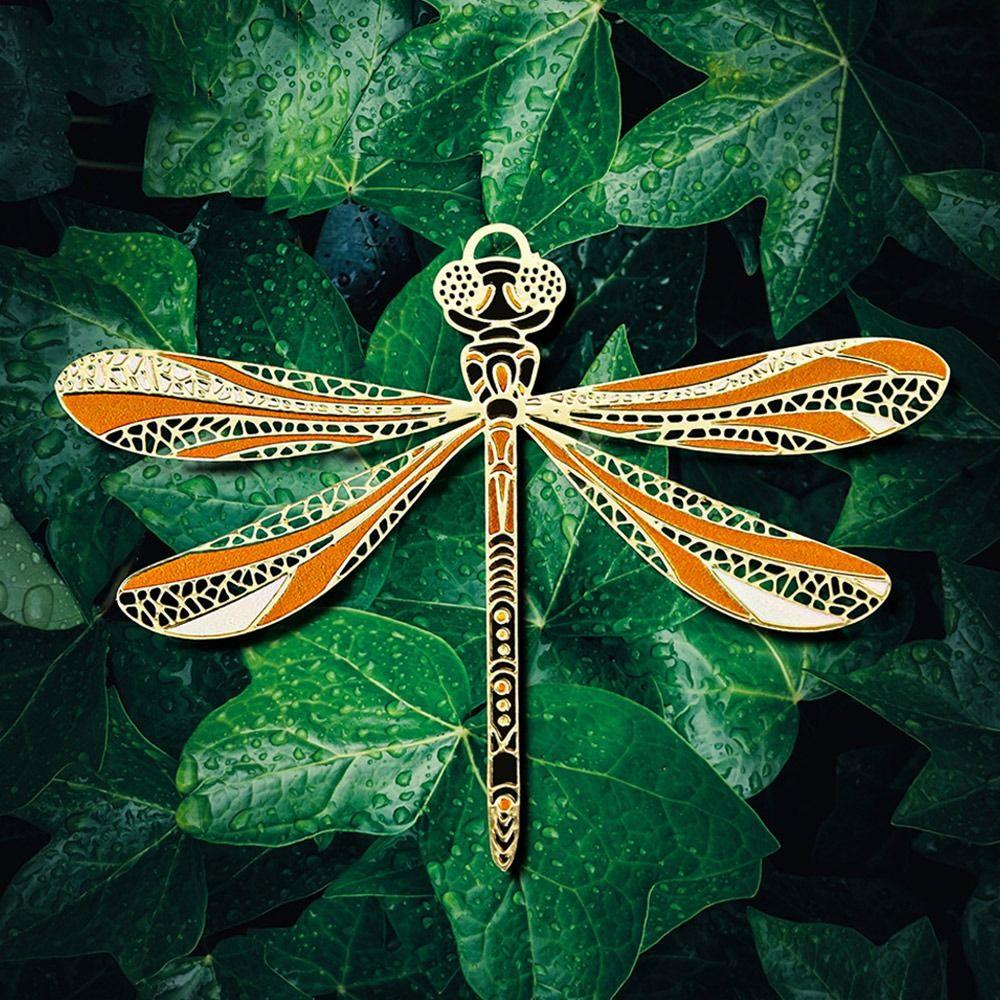 Китайский стиль Цветок Птица Рыба Насекомое Металлическая закладка Полая Резьба Книжный зажим Кисточка Подвеска Канцелярские принадлежности для студентов Подарочные принадлежности