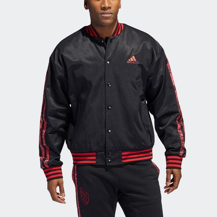 adidas Lillard Баскетбольная спортивная куртка-бомбер Мужская куртка черная HD7937