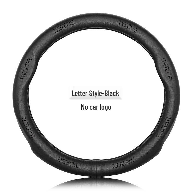 Оплетка на руль из натуральной кожи Mazda: Нескользящий, Влагоотводящий, Ультратонкий, Дышащий, Перфорированный, Универсальный для всех сезонов