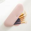 Soft Cosmetic Brush Protective Case Dustproof Silicone Makeup Brush Bag Portable   Household