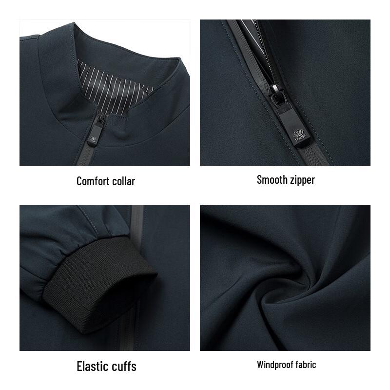 JEANSWEST Мужская повседневная куртка со стойкой