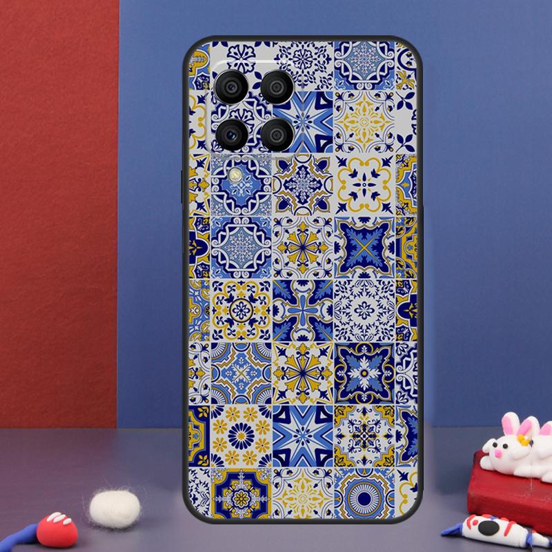 Эстетичный чехол-мозаика в стиле бохо для Samsung Galaxy M13 M53 M06 M16 M31 M11 M35 M55 M15 M56 M36 M12 M32 M52 M14 M34 M54
