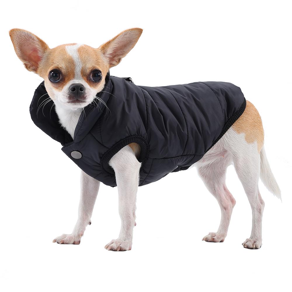 Зимняя куртка для собак средних и маленьких собак, кошек, ветрозащитная, теплая, с D-образным кольцом, одежда для щенков, чихуахуа, йоркширский питомец, флисовый костюм