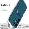 Силиконовый чехол-кошелек с карманом для карт для Samsung S26 S25 Edge S24 S23 S22 S21 S20 FE Ultra Plus, противоударный, мягкий, с держателем для карт