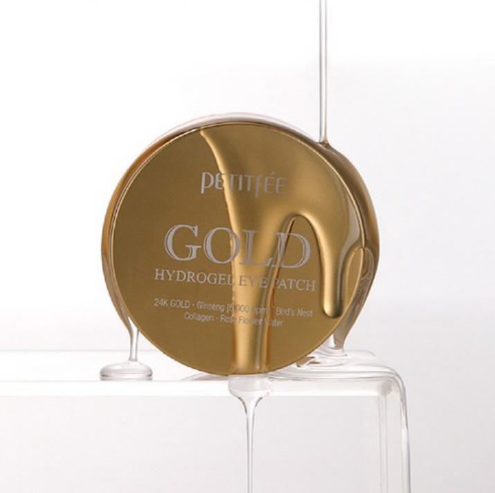 [Petitfee] Золотые гидрогелевые патчи для глаз, 60 шт. (30 дней)