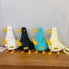 Korean Style Duck Shoulder Bag Canvas Cartoon Chest Bag Lovely Funny Duck Crossbody Bag  Travel