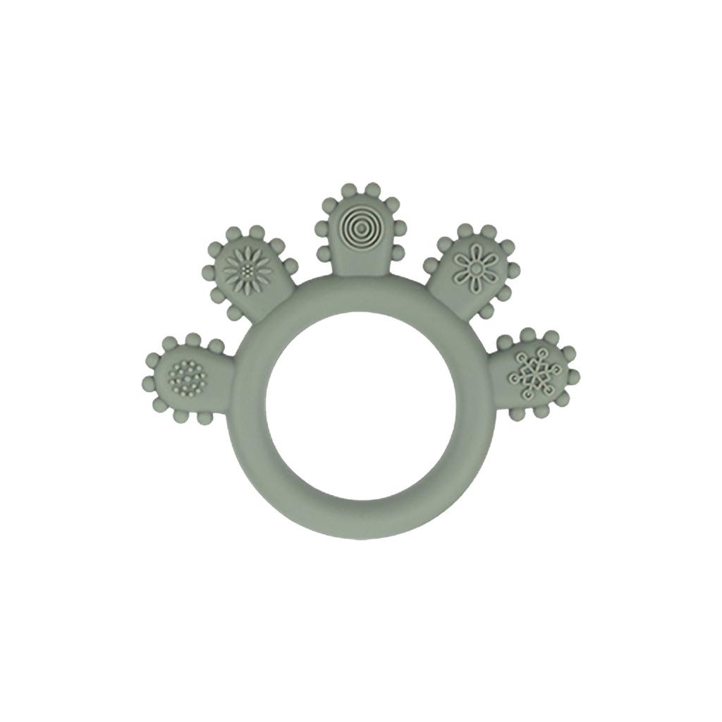 Детский силиконовый прорезыватель для зубов, успокаивающий жевание, предотвращающий плач и беспокойство, пищевой, можно жевать, чтобы предотвратить прием пищи