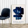 Plakat abstrakcja soulages