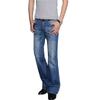 Men's Big Flared Jeans Boot Cut Leg Flared Loose Fit High Waist Male Designer Classic Denim Jeans Size 28-40