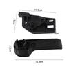 Plastic Handle Bonnet Release Handle Door Handle Replacement BLACK Car Door Handle Bracket Comprehensive Fitment