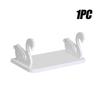 1-4PCS Wall Mounted Swan Storage Shelf No Drilling Rack Durable Plastic Kitchen Bathroom Towel Organizer Space Saver