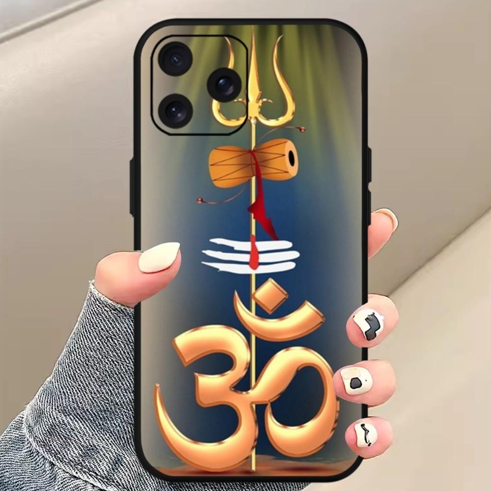 Чехол для телефона «Господь Шива, индуистский Бог, Будда» для iPhone Mini 11 12 13 14 15 Pro XS Max X Plus SE XR, черный мягкий корпус