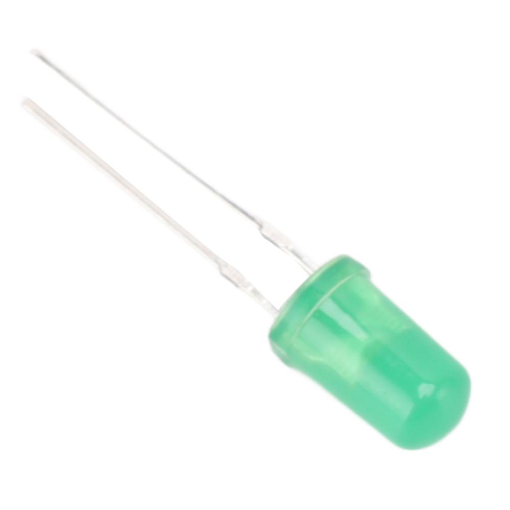 100PCS 5 Color 5mm LED Diodes ABS LED Diode Lights Durable Electronics Components Electronics Parts