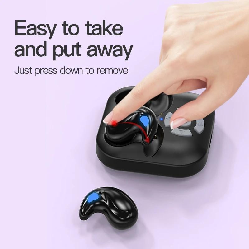 Wireless Watch Earphones Support Short Video Control For Tiktok HiFi Stereo Music Low Latency Sleep Earbuds Painless Wear