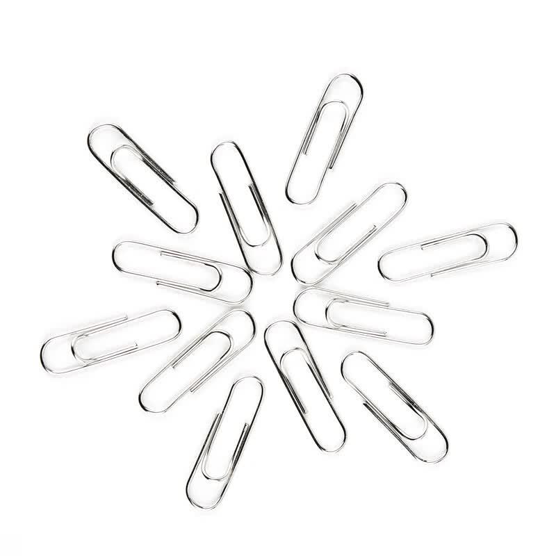 GuangBo #3 Silver Metal Paper Clips, 600 Count