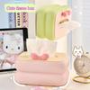 Color Tissue Box Organiser Desk Tissue Box Napkin Holder Portable Girl Wall Mounted Tissue Box with Lid Holder Living Room