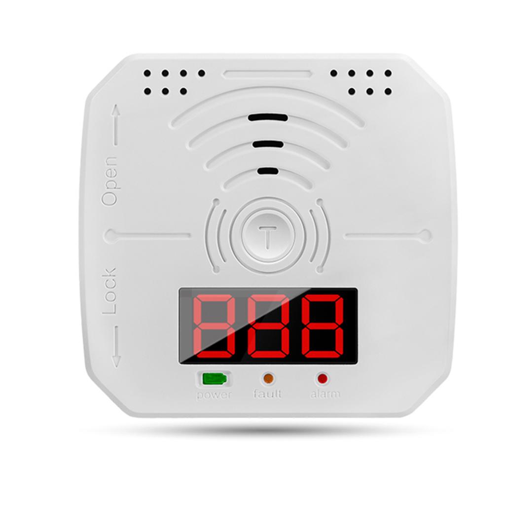 Портативный детектор CO, дорожный датчик CO со звуковым и световым оповещением, питание от батареек, компактный и